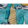 thumbnail image 5 of oneOone Viscose Jersey Turquoise Blue Fabric Nautical Sewing Material Print Fabric By The Yard 60 Inch Wide, 5 of 5