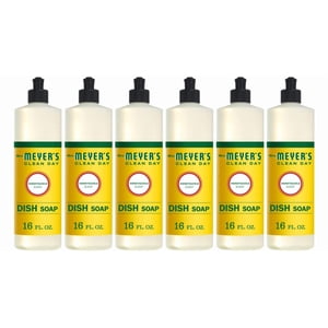 Mrs. Meyer's Clean Day - Oui. Meyer's Clean Day Savon de vaisselle, chèvrefeuille, 16 (paquet de 6)
