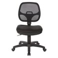 thumbnail image 3 of Mesh Screen Back Task Office Chair in Black Fabric, 3 of 9