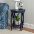thumbnail image 2 of Bowery Hill Table d'Appoint Moderne / Contemporain en Bois, Bleu Marine, 2 of 11