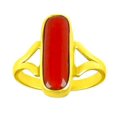 thumbnail image 1 of Divya Shakti Bague Ajustable en Corail Rouge Italien 5.25-5.50 Carats/ Moonga/ Munga pour Hommes et Femmes, 1 of 5