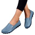 thumbnail image 2 of B91xZ Chaussures pour Femmes Bout Rond Talons Hauts Blocs, Bleu Ciel 7, 2 of 5