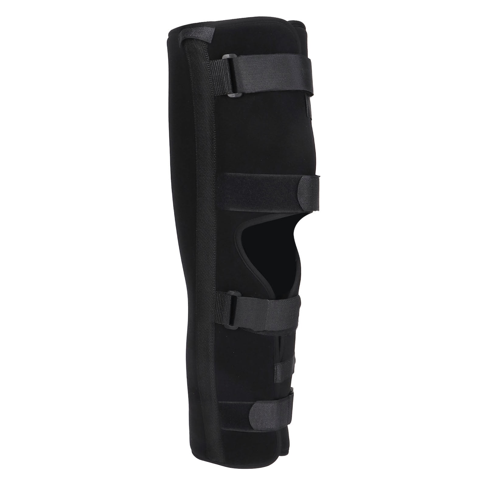 Knee Immobilizer, Effective Fixation Four Adjustable Straps 4 Steel Plate Brackets Knee Brace  For Leg Injuries For Postoperative Recovery S,M,L