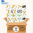 thumbnail image 1 of Laid Back Snacks / Mélange Wasabi Me (Pois au Wasabi, Bâtonnets de Riz Sauvage, Pois Rôtis), 10 x 130 g - Collation Saine, Sans Culpabilité, Faible en Gras, Riche en Fibres, alternative aux Croustilles, 1 of 6