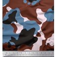 thumbnail image 1 of Soimoi Poly Georgette Fabric Two Tone With White Camouflage Print Fabric by Yard 42 Inch Wide, 1 of 3