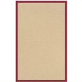 thumbnail image 1 of Linon Athena Cotton Rug in Natural and Red-2'6" x 8', 1 of 3
