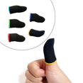 thumbnail image 3 of Milaget Game Finger Breathable Touchscreen Fingertips Carbon Fiber Fingertips Sleeve Set 5pcs, 3 of 8