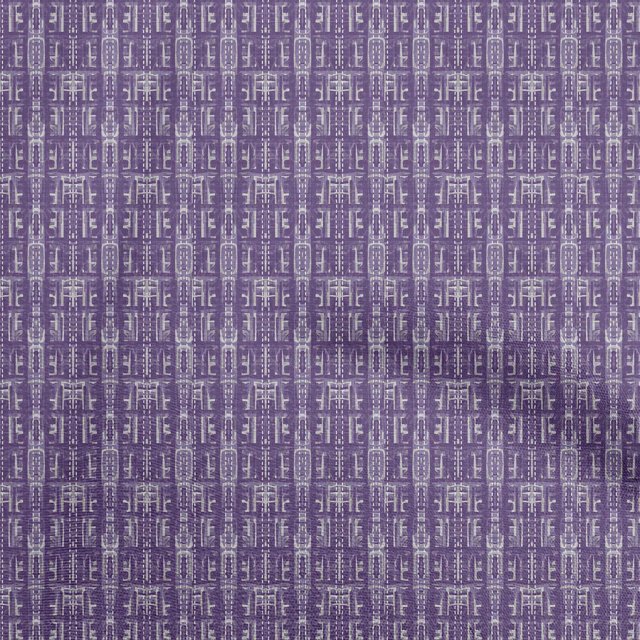 oneOone Cotton Poplin Violet Fabric Texture Sewing Craft Projects Fabric Prints By Yard 56 Inch Wide