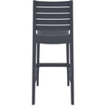 thumbnail image 4 of Compamia Ares Tabouret de Bar d'Extérieur - Ensemble de 2, Gris Foncé, 4 of 8