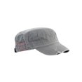 thumbnail image 1 of Casquette Militaire Cadet Délavée Usée - Gris, 1 of 1