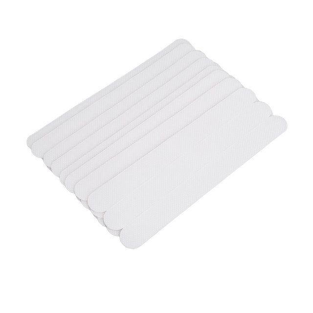 Anti Slip Stair Treads Tape, ABS Transparent Decor Multi Functional Stair Non Slip Strips 72pcs Safe for Plastic