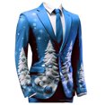 thumbnail image 1 of Boho for Mens Breasted Mens Suites Two Button Retro Ethnic Men Wedding Suits Style Suits Open Front Mens Slim Fit Suits Business Casual Jacket, 1 of 3