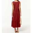 thumbnail image 3 of Robes d'Été pour Femmes 2023 Mode Féminine Col en V Sans Manches Poches Unies Robe Pull Patchwork Robes de Soirée pour Femmes Élégantes Élégantes en Solde, 3 of 5