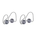 thumbnail image 4 of yingyy 1/2/3/5 2 Pieces Curtain Tieback Round Polyester Replacement Simple Style Household Kitchen Sunshade Drape Fixing Fastener Grey 2PCS, 4 of 6