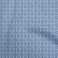 thumbnail image 1 of oneOone Cotton Silk Medium Blue Fabric Geometric Sewing Craft Projects Fabric Prints By Yard 42 Inch Wide, 1 of 5