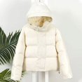 thumbnail image 2 of MASRIN Running Jacket  Womens Basic Hoodie Jackets Solid Color Zip Up Hooded Coats with Pockets Plus Size Loose Outwear Sweatshirts Sweater Stone, 2 of 5