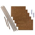 thumbnail image 1 of Fasade Hammered Decorative Vinyl Backsplash Kit 15 sq ft Antique Bronze, 1 of 6