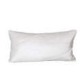 thumbnail image 1 of HomeRoots 402811 Coussin Lombaire Matelassé en Velours Blanc, 1 of 1