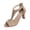 Gold, variant on Women High Heeled Shoes Hollowing Out Open Toe Mesh PU Boots Large Size Open Toe Back Zippered Sandals Thin Heels Fashion Sandals Gold