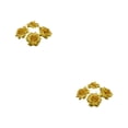 thumbnail image 2 of relayinert 50pcs/set Texture Douce Apparence Réaliste - Affichages Superbes Texture Douce Or 4.5cm 2Set, 2 of 6