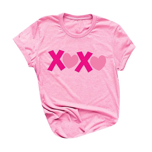 EQWLJWE T-shirts à Manches Courtes Imprimés, T-Shirt Graphique Col Rond d'Été pour Femmes, Blouse, Hauts, Offres