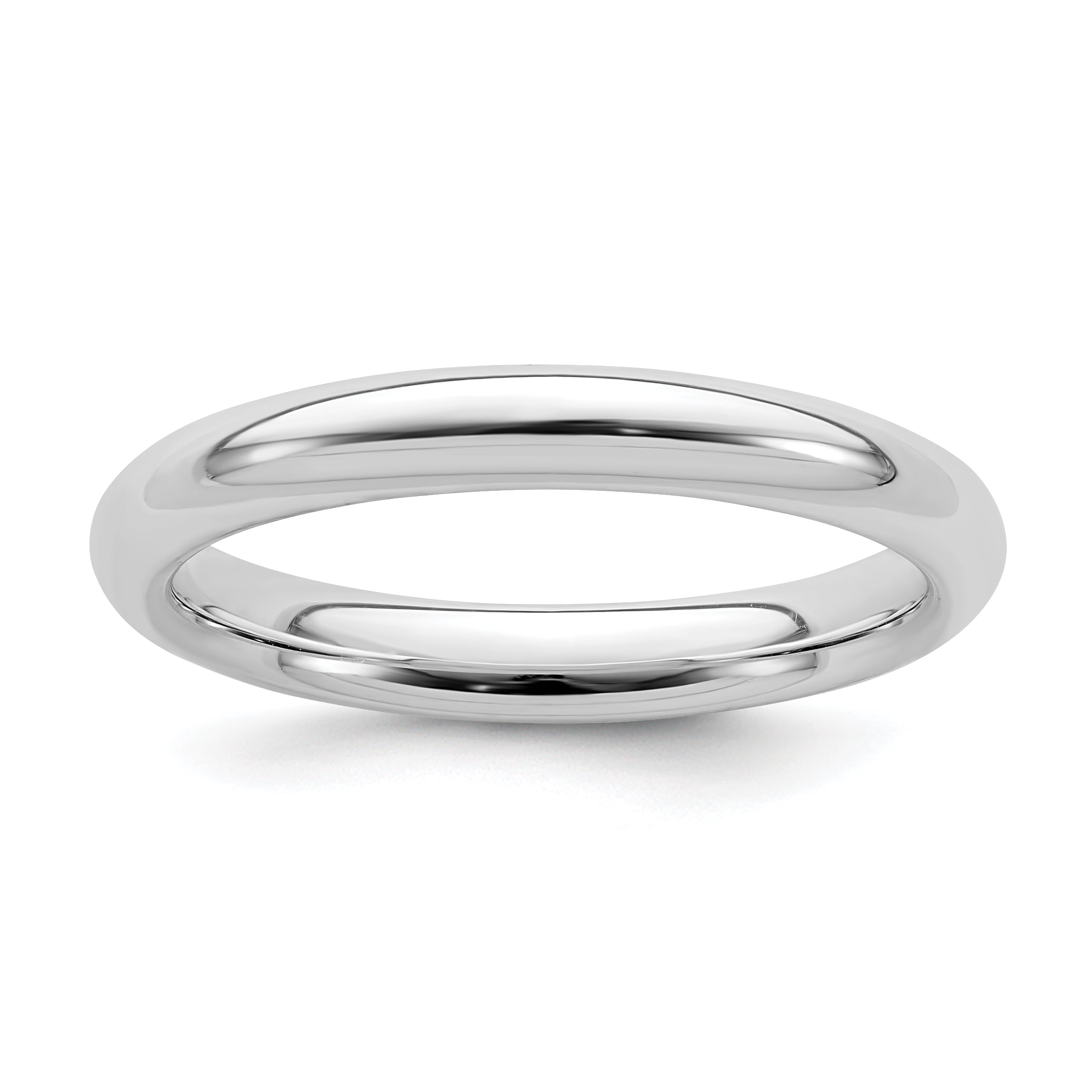 Bague Anneau en Argent Sterling 925 3 mm Ajustement Confortable Taille 9,5