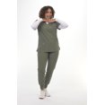 thumbnail image 3 of Zinnia Scrubs V-Neck Top, 3 of 6
