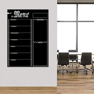 Wuztai Calendrier magnétique de tableau blanc, planificateur de tableau d'effacement à sec réutilisable, A3 Réfrigérateur Calendrier du tableau blanc pour le bureau de cuisine familiale Planification mensuelle hebdomadaire quotidienne