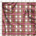 thumbnail image 4 of Soimoi Pink Moss Georgette Fabric Gingham Check Fabric Prints By Yard 42 Inch Wide, 4 of 5