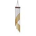 thumbnail image 1 of Outdoor Garden Wind Chimes Metal 12-Pipe Wind Chime Balcony Outdoor Courtyard Wall Clock, 1 of 5