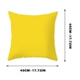 thumbnail image 3 of Pillow Covers 2 Pack, Usavan Modern Solid Color Outdoor Pillow Covers, Water Resistant Easy Clean Cushion Backrest Pillow Cases for Patio Chair Sofa Bed, 3 of 6