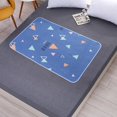 thumbnail image 1 of Feltree Extra-Large Washable Underpad, 60x40 Inch Waterproof Bed Pad with Non-Slip Back, Breathable Cotton Reusable Incontinence Pads for Seniors, Postpartum & Menstrual Care, 1 of 8