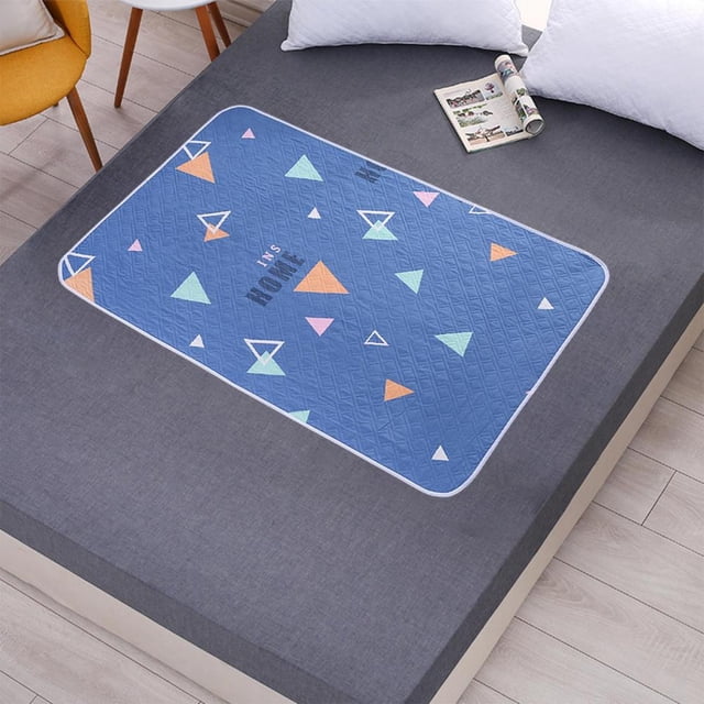 Feltree Extra-Large Washable Underpad, 60x40 Inch Waterproof Bed Pad with Non-Slip Back, Breathable Cotton Reusable Incontinence Pads for Seniors, Postpartum & Menstrual Care