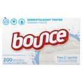 thumbnail image 1 of Bounce Free & Gentle Fabric Softener Softener Dryer Sheets, 1 of 9