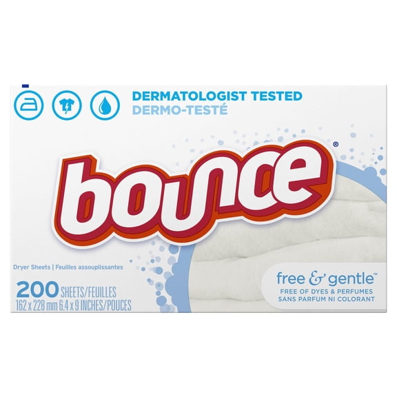 Bounce Free & Gentle Fabric Softener Softener Dryer Sheets