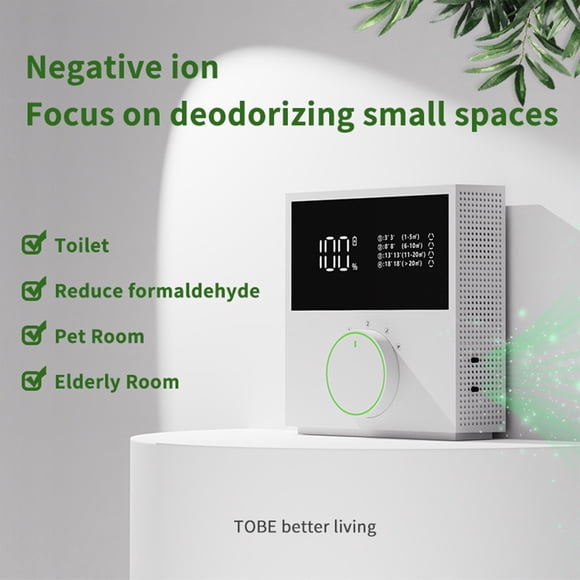 cpengpj Negative Ion Air Purifier for Home, Bathroom, Pet Odors Elimination, Formaldehyde Removal, Odor Eliminator with Ionizer Technology