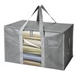 thumbnail image 2 of Dadatutu Moving Bags, Large Moving Boxes, College Packing Storage Boxes with Lids, Heavy Duty Totes, Sturdy Handles, Zipper, Clear Window, 27X15X13Inch, 2 of 5