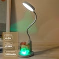 thumbnail image 4 of Xihbxyly Desk Lamp LED Small Stone Table Lamp Desk Lamp, Desk Lamps For Home Office, White Desk Light For Kids, Desktop/Computer Study Lamps For Bedrooms, Rechargeable Reading Light, 4 of 6