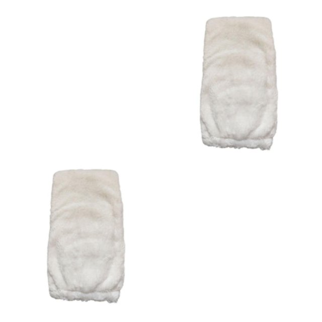 kurtrusly Plush Over Knee Socks Stay Warm In Style Cold Weather Gift Idea Winter Plush Over Knee Socks Fit white 2Set