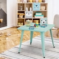 thumbnail image 3 of Costway Table Carrée en Acier de 27 Pieds' pour Enfants, Table d'Activités pour Jouer et Apprendre, Intérieur Extérieur, 3 of 10