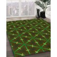 thumbnail image 3 of Ahgly Company Tapis Rectangulaire Lavable en Machine Intérieur Transitionnel Rouge Nuit, 2 Pieds x 4 Pieds, 3 of 7