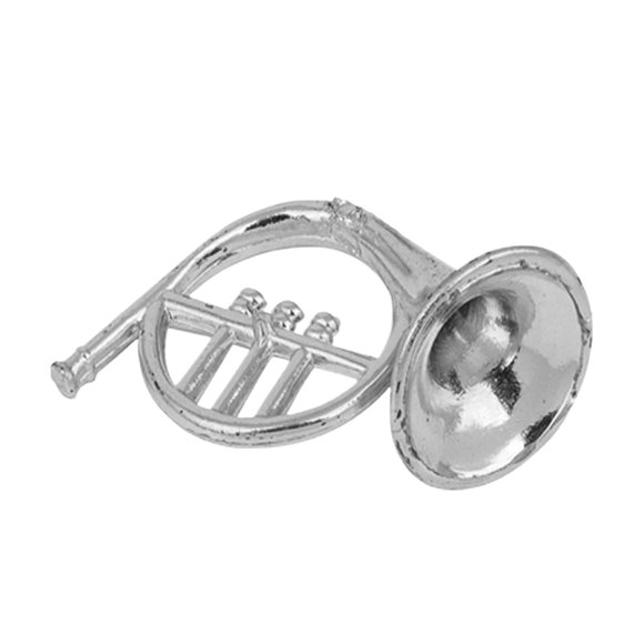 Musical Instrument Pendant Miniature PP Plastic Tiny Lightweight Detailed Workmanship Decorative for Birthday Party Educational