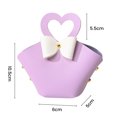 thumbnail image 3 of CSChome Gift Bag 5Pcs Convenient Colorful Mini Handbag Faux Leather Gift Bag for Parties Weddings Decoration, 3 of 7