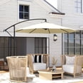 thumbnail image 2 of Outsunny 10’ Diameter Deluxe Patio Umbrella, 2 of 10