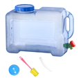 thumbnail image 3 of Camping Water Storage Jug Water Carrier with Faucet Water Container for Backpack With Hole Lid, 3 of 10