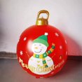 thumbnail image 1 of 60cm Inflatable Christmas Ball with Light Glow Giant Atmosphere Ball Home Garden, 1 of 8