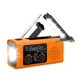 thumbnail image 4 of BELOVING Emergency Radio Compact Multifunctional Weather Radio for Home Hiking Indoor Orange, 4 of 10