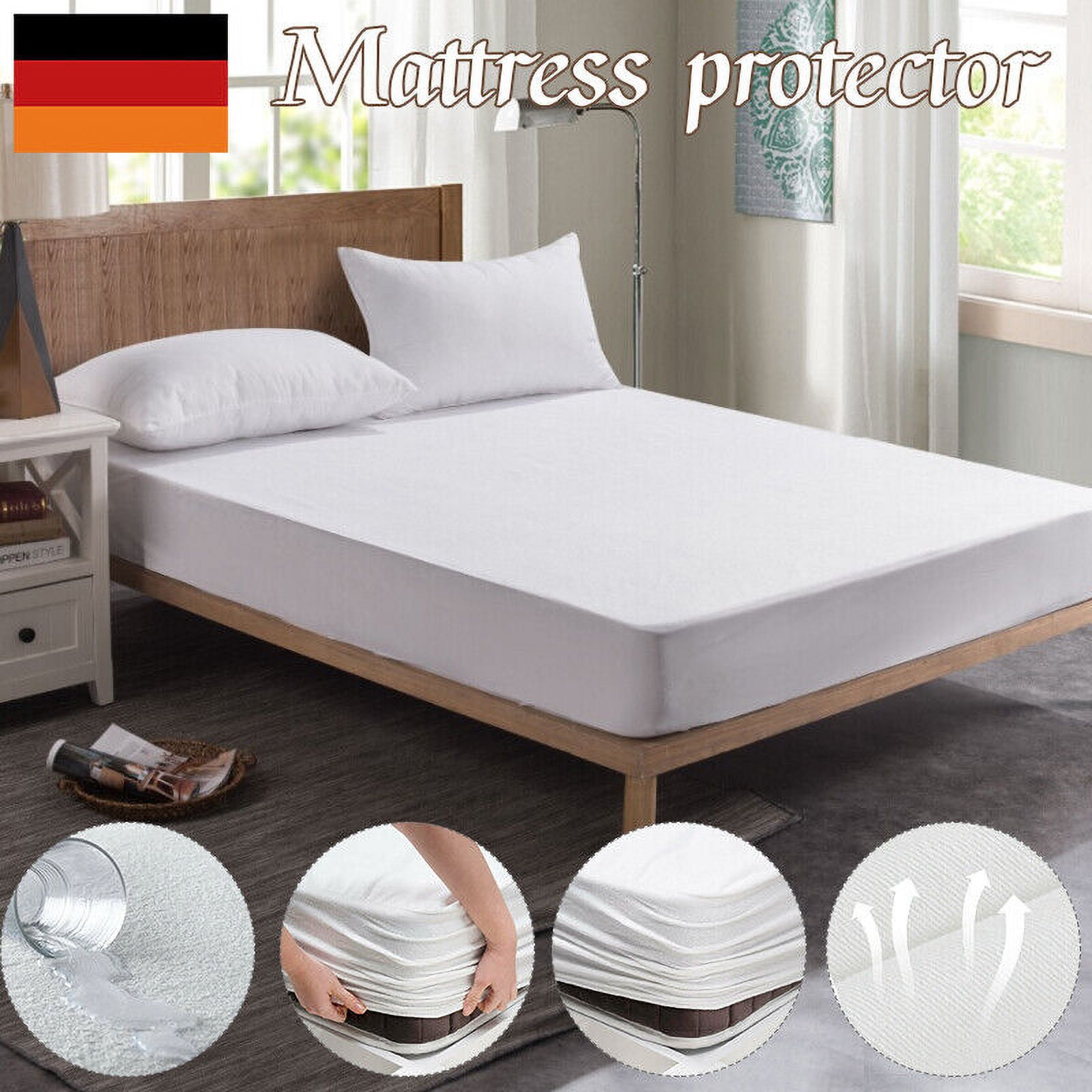 Waterproof Mattress Protector Washable Bed Pad for Year-Round Protection