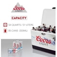 thumbnail image 2 of Coors Light 54-Quart Ice Chest Cooler with Bottle Opener, 51L, 2 of 9