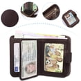 thumbnail image 4 of Credit Card Case Rfid Protection Card Holder Wallet Women Leather With 12 Cards 4 Id Windows & 2 Money Coin Pocket Compartments Wallet Women Small Wallet Women, 4 of 7